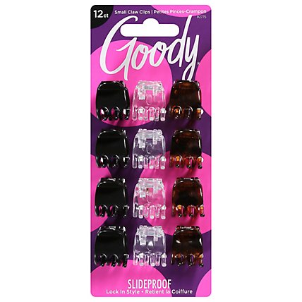 Goody Claw Clip 3 Prong Mini Erica - 12 Count - Albertsons