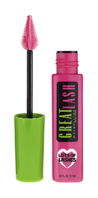 Maybelline Great Lash Lots Of Lashes Washable Mascara Blackest Black - 0.43 Fl. Oz. - Image 1