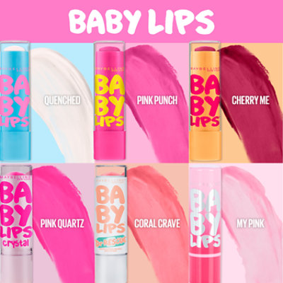 Maybelline Baby Lips Moisturizing Lip Balm Lip Makeup Pink Punch - 0.15 Oz - Image 4