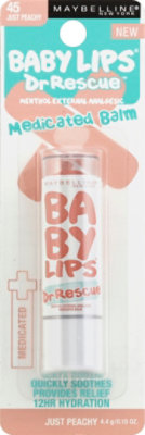 Maybelline Baby Lips Dr Rescue Lip Balm Medicated Just Peachy 45 - .15 Oz - Image 2
