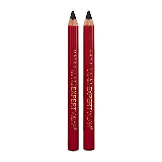 Maybelline Eye Pencil Brow Liner & Pencil Velvet Black 101 - .06 Oz
