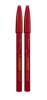 Maybelline Eye Pencil Expert Eyes Twin Brow & Eye Pencils Dark Brown 02 - .06 Oz - Image 1