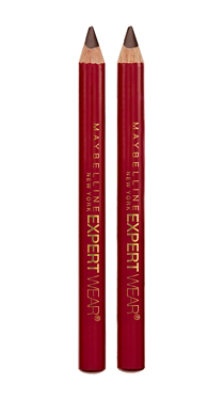 Maybelline Eye Pencil Expert Eyes Twin Brow & Eye Pencils Medium Brown 03 - .06 Oz - Image 1