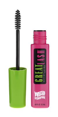Maybelline Great Lash Very Black Waterproof Mascara - 0.43 Oz