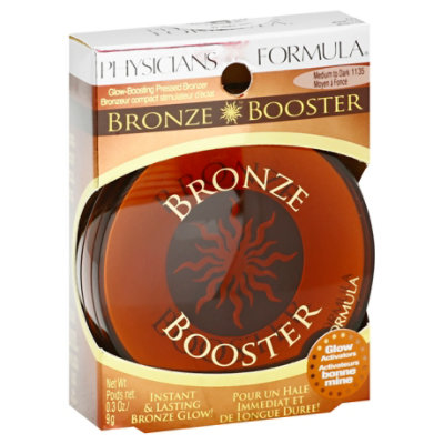 Physicians Formula Bronze Booster Glow-Boosting Pressed Medium To Dark 1135 - 0.3 Oz