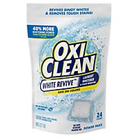 OxiClean White Revive Laundry Whitener And Stain Remover Power Paks - 24 Count - Image 1