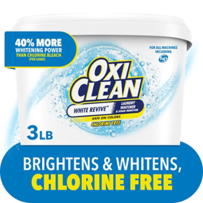 OxiClean White Revive Laundry Whitener And Stain Remover - 3 Lbs - Image 1