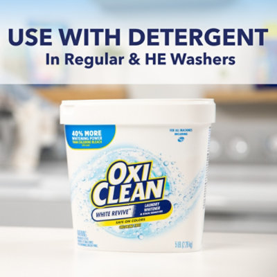 OxiClean White Revive Laundry Whitener And Stain Remover - 3 Lbs - Image 3