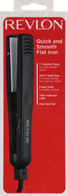 Revlon Straight Ceramic Flat Iron - Each - Image 3