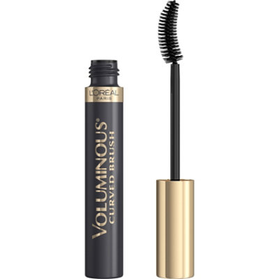 L'Oreal Paris Voluminous Original Curved Brush Fragrance Free Black Mascara - 0.28 Oz - Image 1