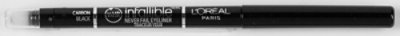 L'Oreal Paris Infallible Never Fail Pencil Eyeliner in Carbon Black - 0.01 Oz - Image 1
