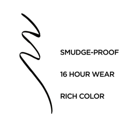 L'Oreal Paris Infallible Never Fail Pencil Eyeliner in Carbon Black - 0.01 Oz - Image 5