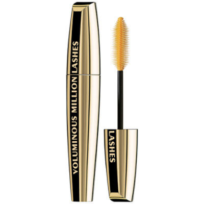 L'Oreal Paris Voluminous Million Lashes Blackest Black Mascara - 0.3 Oz - Image 1