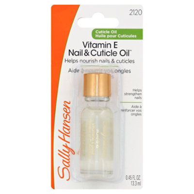 Sally Hansen Nail & Cuticle Oil Vitamin E 2120 - .45 Fl. Oz.