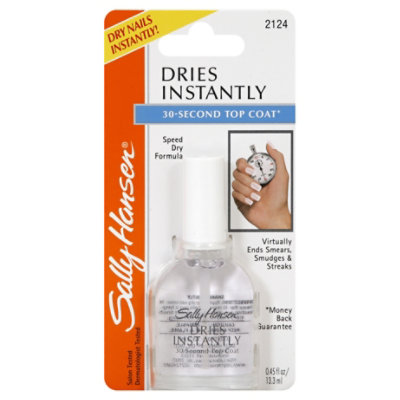 Sally Hansen Top Coat Dries Instantly 30-Second - 0.45 Fl. Oz.