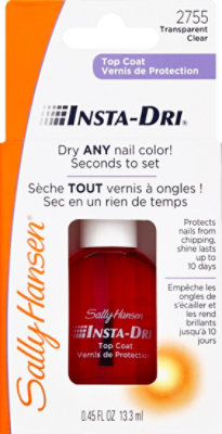 Sally Hansen Top Coat Anti Chip Clear 2755 - .45 Fl. Oz. - Image 2