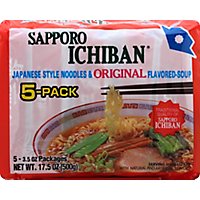 Sapporo Ichiban Ramen Original 5 Pack - 17.5 Oz - Image 2