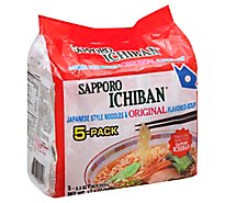 Sapporo Ichiban Ramen Original 5 Pack - 17.5 Oz