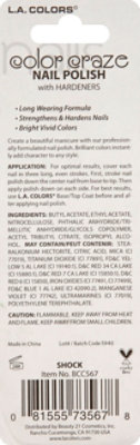 La Colors Color Craze Nail Polish Shock BCC567 - .44 Fl. Oz. - Image 3