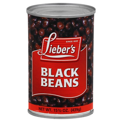 Liebers Black Beans - 15.5 Oz - Image 1