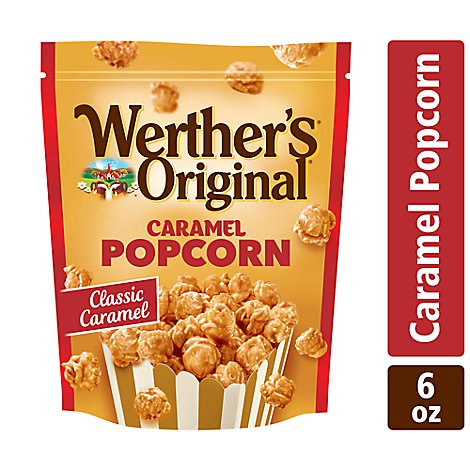 Werther's Original Caramel Popcorn Resealable Pouch - 6 Oz