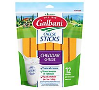 Galbani Sticksters Cheddar Cheese Sticks - 10 Oz
