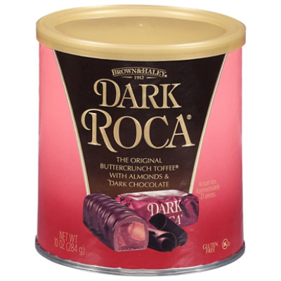 Brown & Haley Roca Buttercrunch Toffee Dark With Almonds And Dark Chocolate - 10 Oz - Image 3