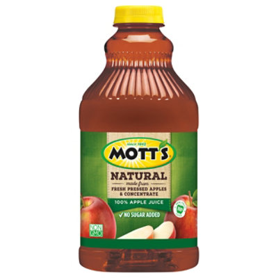 Motts Juice 100% Apple Natural - 64 Fl. Oz. - Image 1