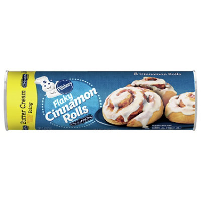 Pillsbury Cinnamon Rolls Flaky With Butter Cream Icing 8 Count - 13 Oz - Image 3