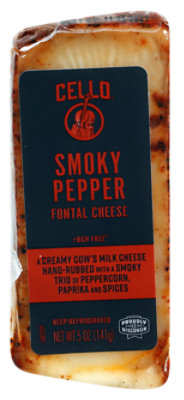 Cello Smoky Pepper Fontal Cheese - 5 Oz