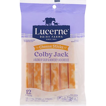 Lucerne Cheese Sticks Colby Jack - 12-0.83 Oz - Image 2