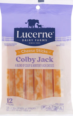 Lucerne Cheese Sticks Colby Jack - 12-0.83 Oz - Image 2