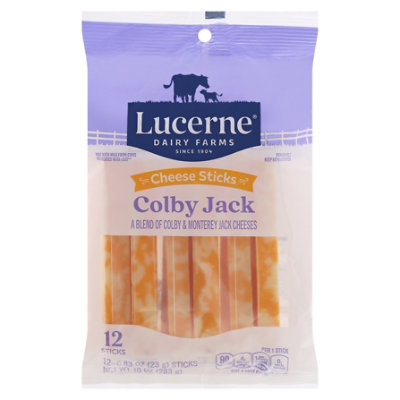 Lucerne Cheese Sticks Colby Jack - 12-0.83 Oz