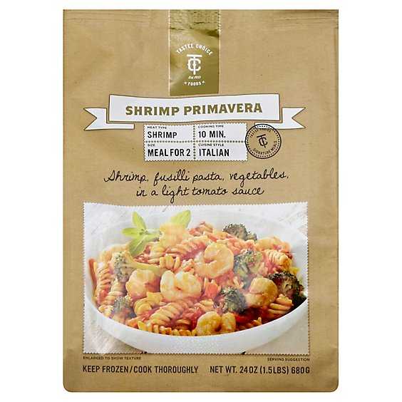 Tastee Choice Signature Meals Shrimp Primavera - 24 Oz