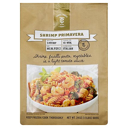 Tastee Choice Signature Meals Shrimp Primavera - 24 Oz - Image 1