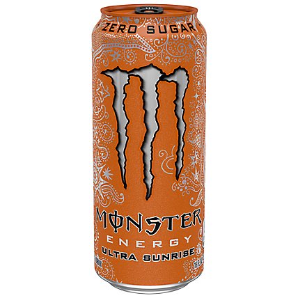 Monster Energy Ultra Sunrise Sugar Free Energy Drink 16 oz. - Image 1