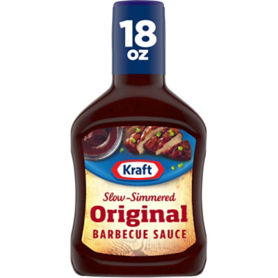 Kraft Original Slow Simmered Barbecue Sauce Bottle - 18 Oz - Image 1