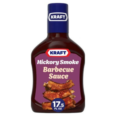 Kraft Hickory Smoke Slow-Simmered Barbecue Sauce Bottle - 17.5 Oz - Image 1