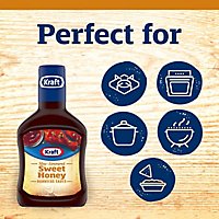 Kraft Sweet Honey Slow Simmered Barbecue Sauce Bottle - 18 Oz - Image 2
