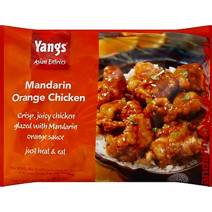 Yangs Asian Entrees Mandarin Orange Chicken - 22 Oz - Image 2