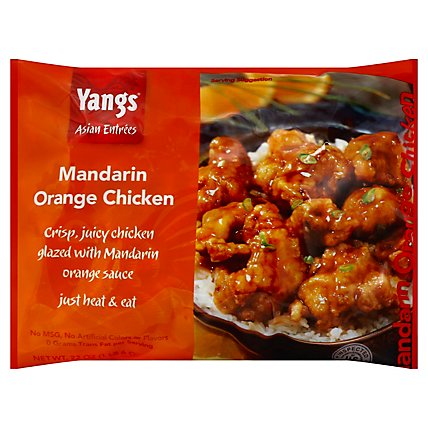 Yangs Asian Entrees Mandarin Orange Chicken - 22 Oz - Image 1