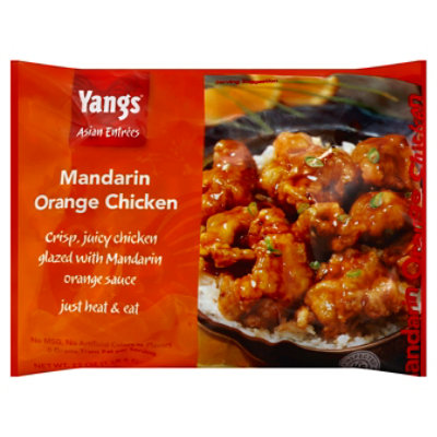 Yangs Asian Entrees Mandarin Orange Chicken - 22 Oz