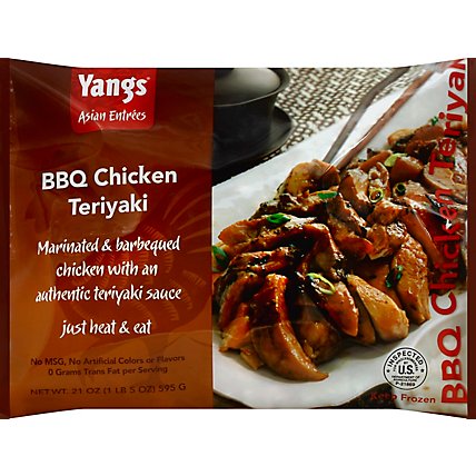 Yangs Asian Entrees Bbq Chicken Teriyak - 21 Oz - Image 2