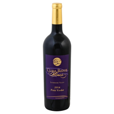 Cuda Ridge Wines Petit Verdot Wine - 750 Ml