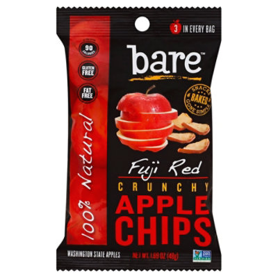 bare Natural Crunchy Fuji Red Apple Chips - 1.69 Oz - Image 1