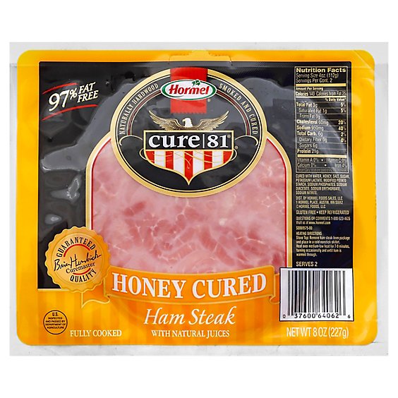 Hormel Cure 81 Honey Ham Steak - 8 Oz