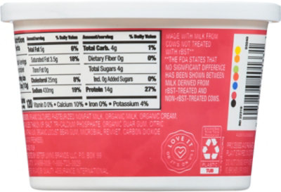 O Organics Cottage Cheese 4% Milkfat - 16 Oz - Image 5