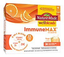 Nature Made Wellblends Immunemax Fizzy Drink Mix Stick Packs - 30 Count