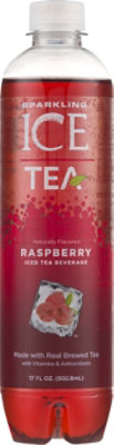 Sparkling ICE Iced Tea Raspberry - 17 Fl. Oz. - Image 1