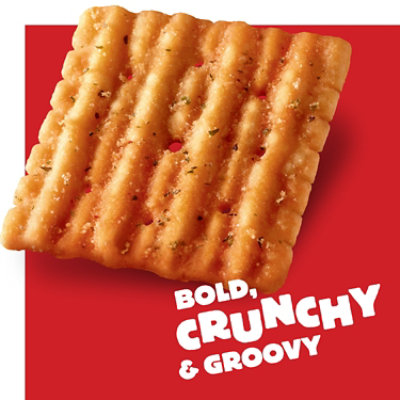 Cheez-It Grooves Cheese Crackers Crunchy Snack Bold Cheddar 9 Oz - Image 4